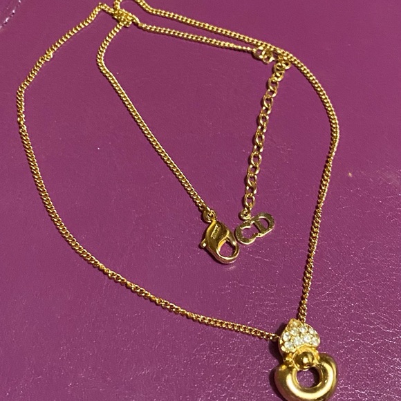 Christian Dior  CD Crystal Necklace - Picture 8 of 10